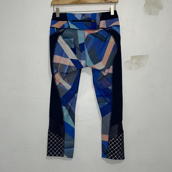 Size S Women’s Athleta Multicolored Blue Leggings - Picture 3 of 4
